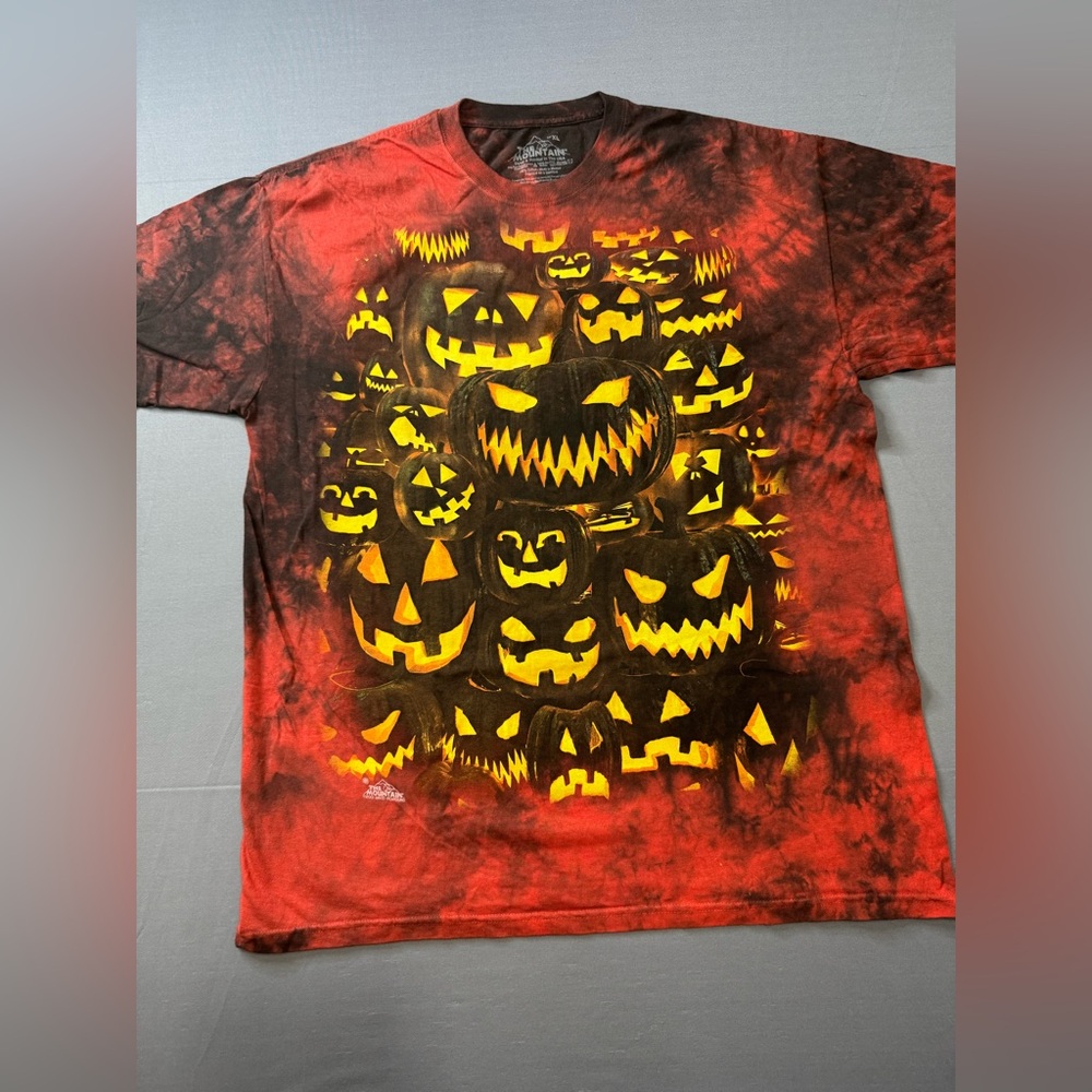 JACK O LANTERN WALL The Mountain T Shirt Scary Pumpkins Gothic Horror XL #1160 - Picture 1 of 5